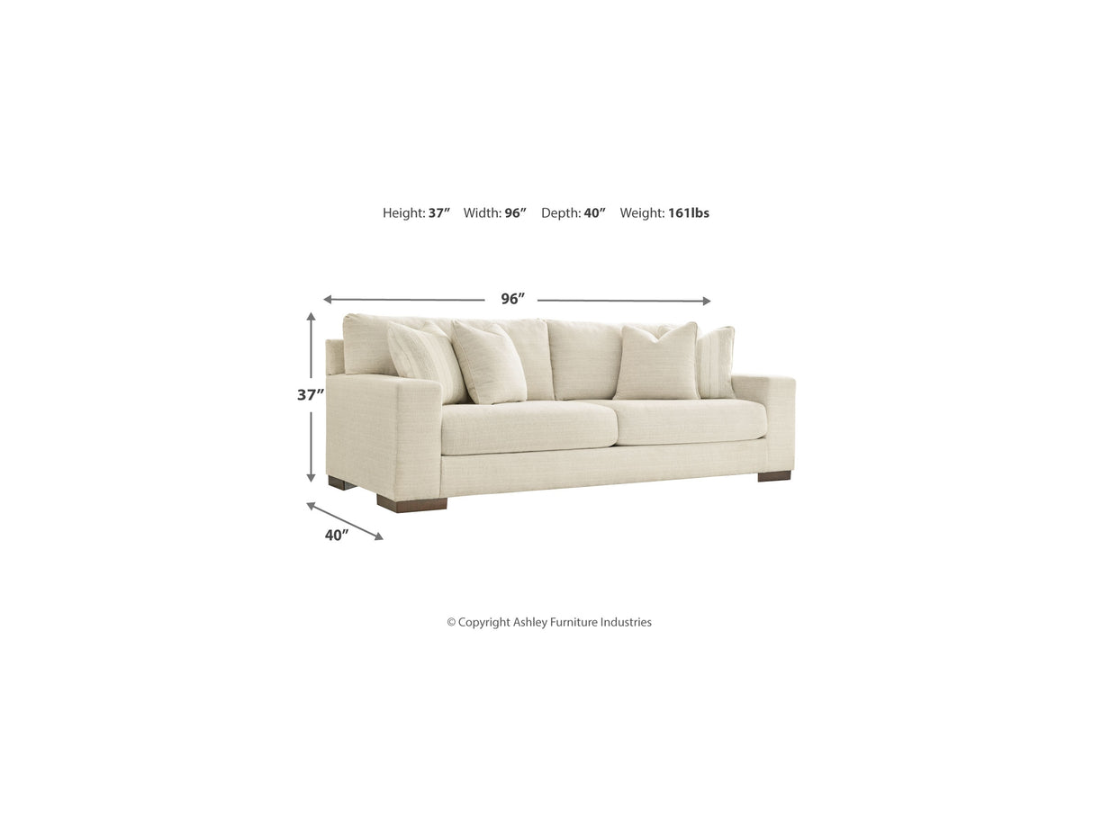 Maggie Birch Sofa, Loveseat And Ottoman