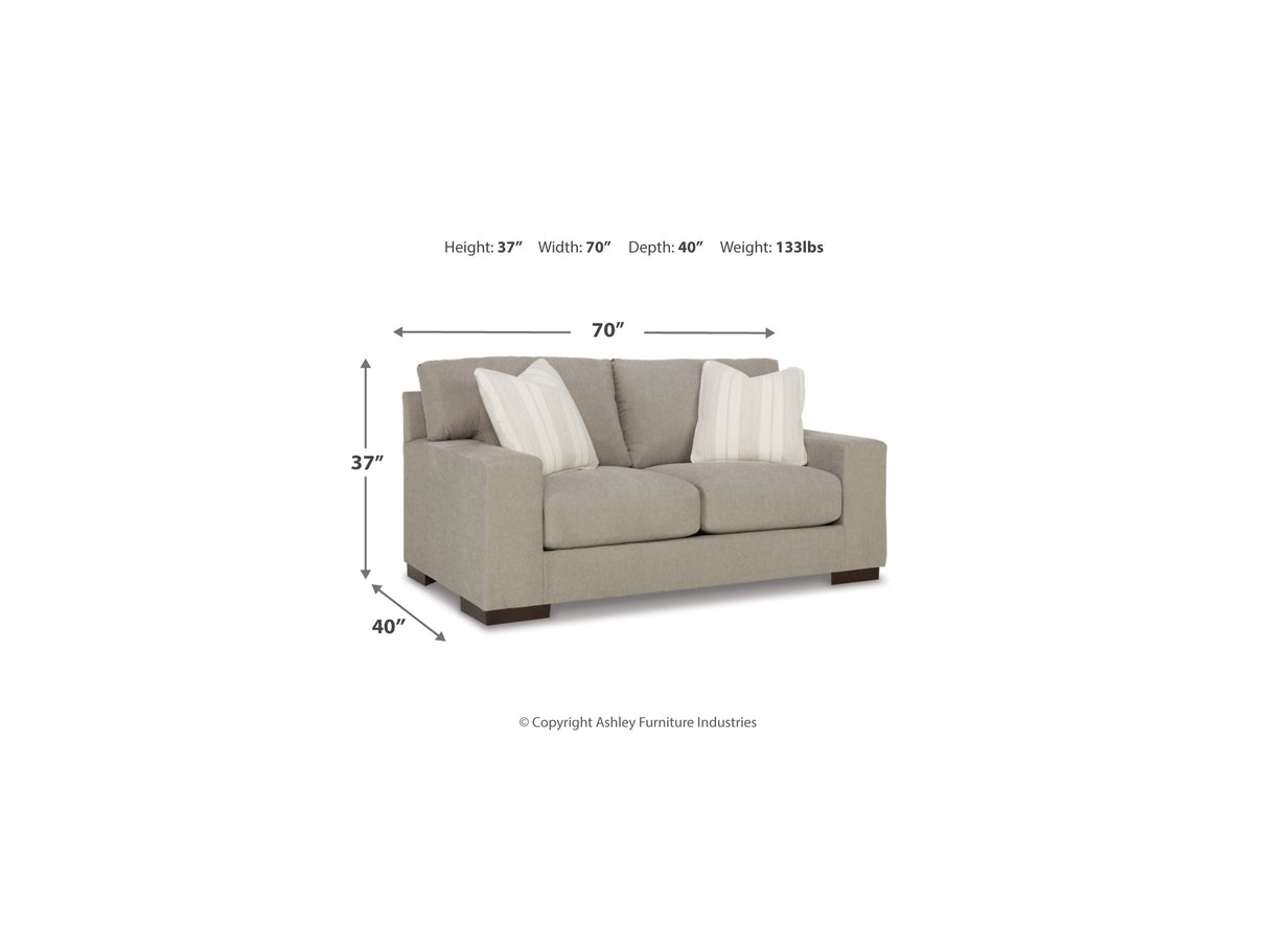 Maggie Flax Sofa, Loveseat, Oversized Chair And Ottoman