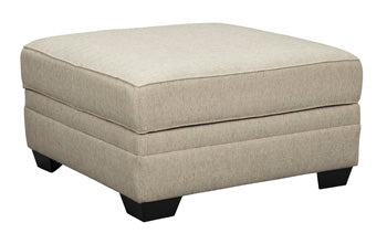 Luxora Bisque Ottoman With Storage