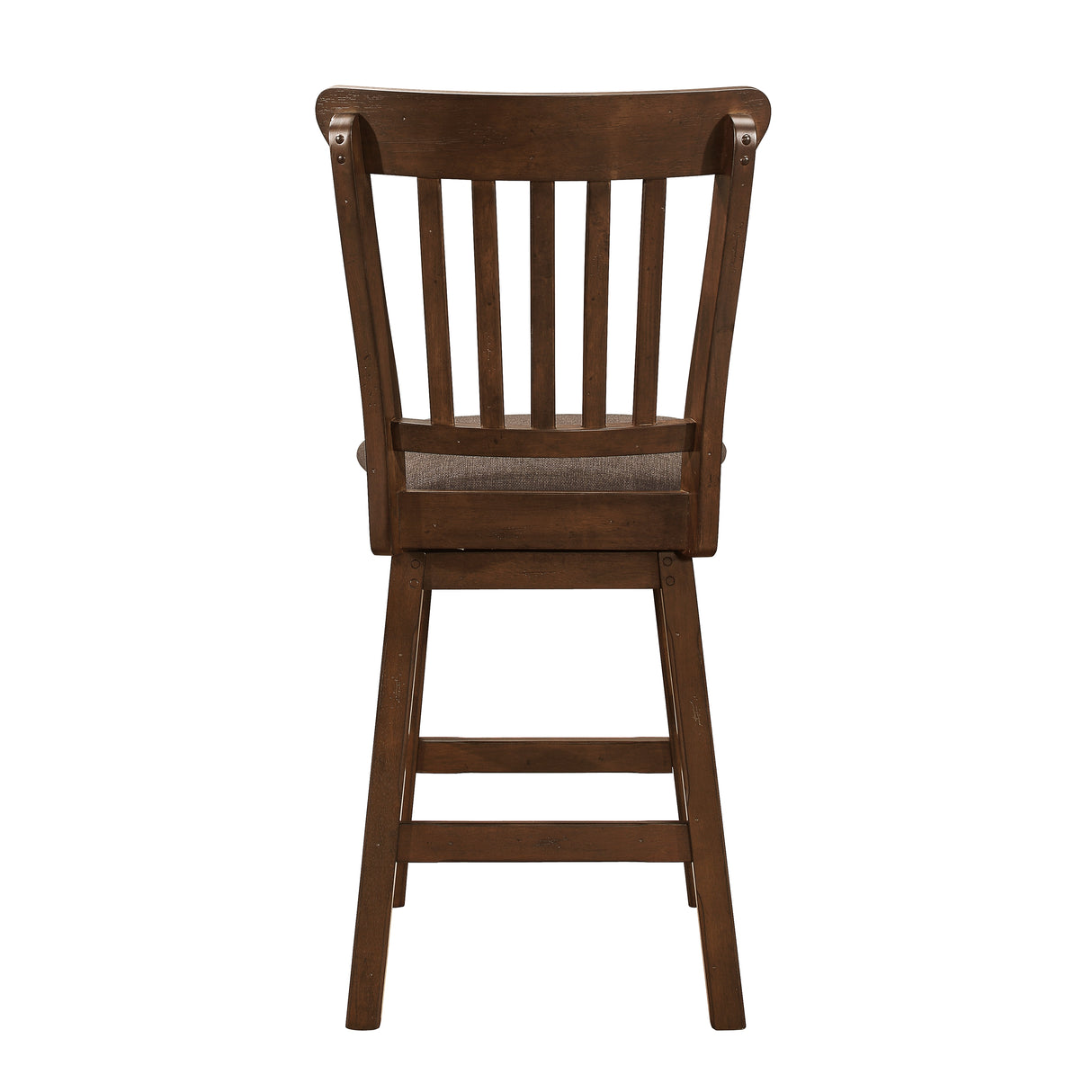 Schleiger Cherry Swivel Counter Chair