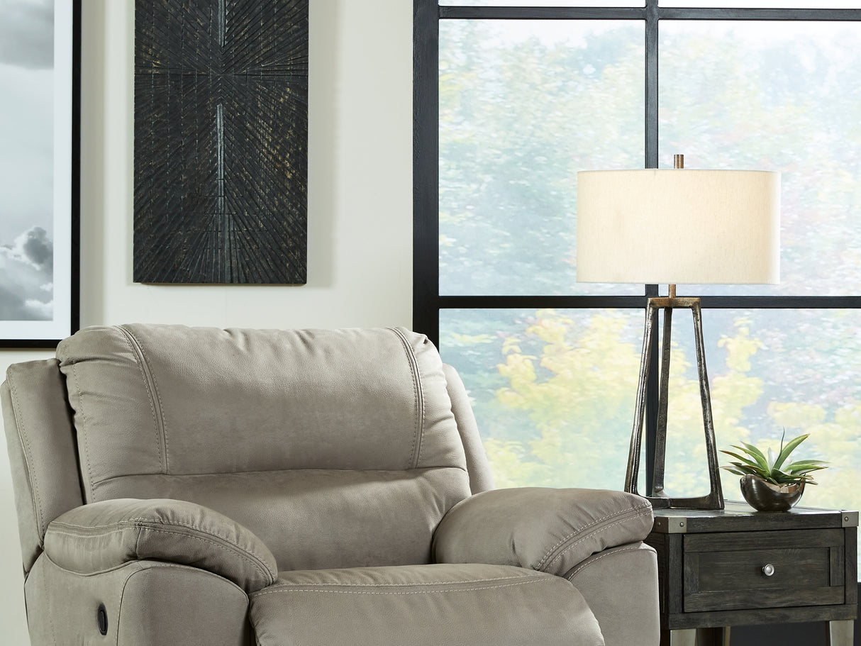 Next-Gen Gaucho Putty Power Reclining Sofa And Loveseat