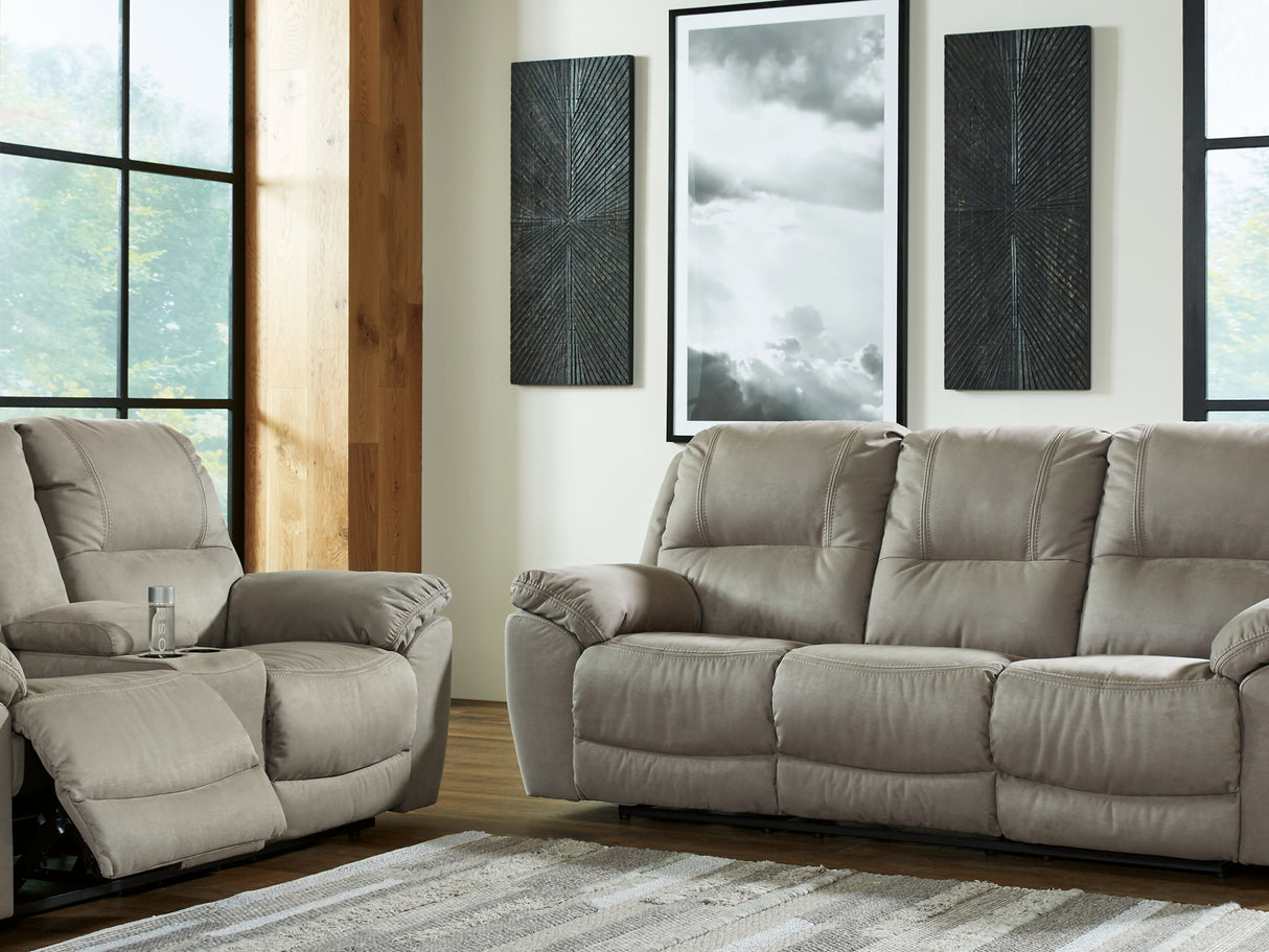 Next-Gen Gaucho Putty Reclining Sofa And Loveseat