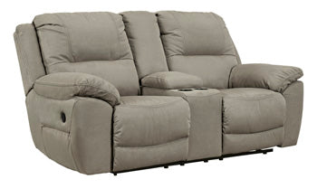 Next-Gen Putty Gaucho Reclining Loveseat With Console