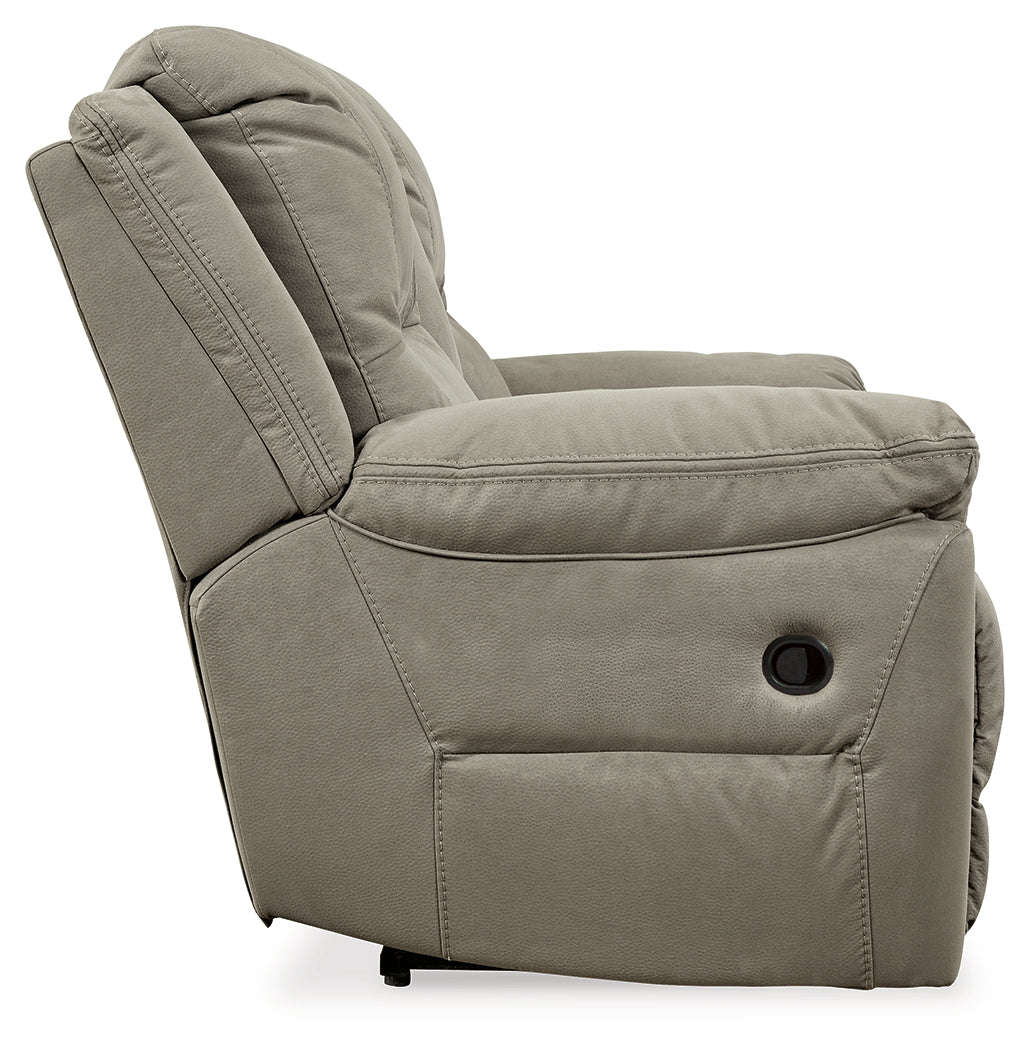 Next-Gen Putty Gaucho Reclining Loveseat With Console