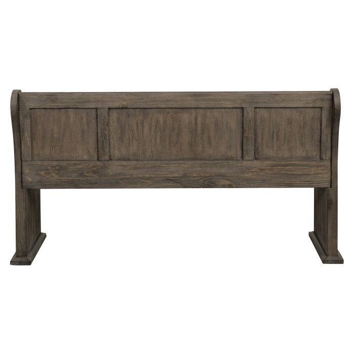 Toulon Dark Oak Dining Bench