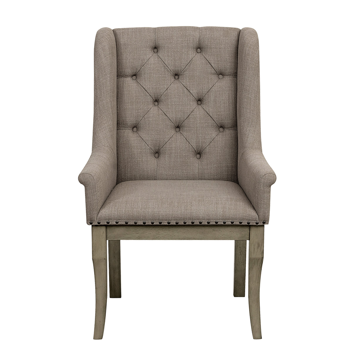 Vermillion Subtle Bisque Arm Chair