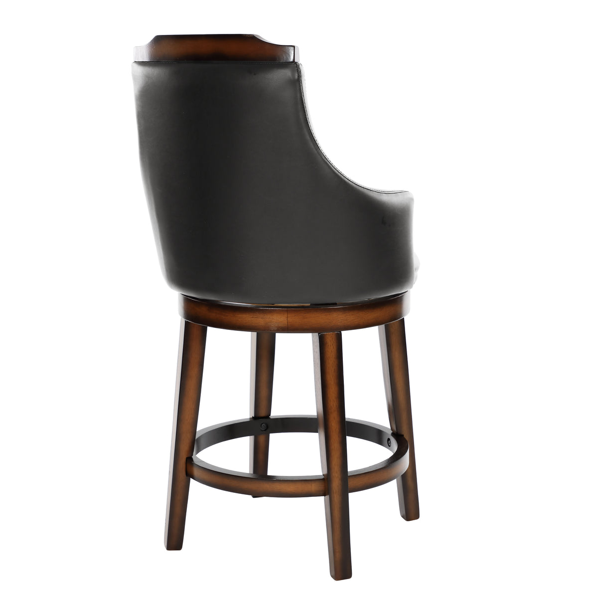 Bayshore Brown Swivel Counter Height Chair