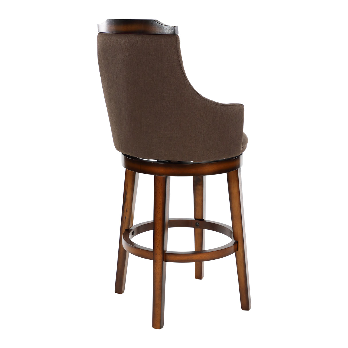 Bayshore Burnished Oak Swivel Pub Height Chair