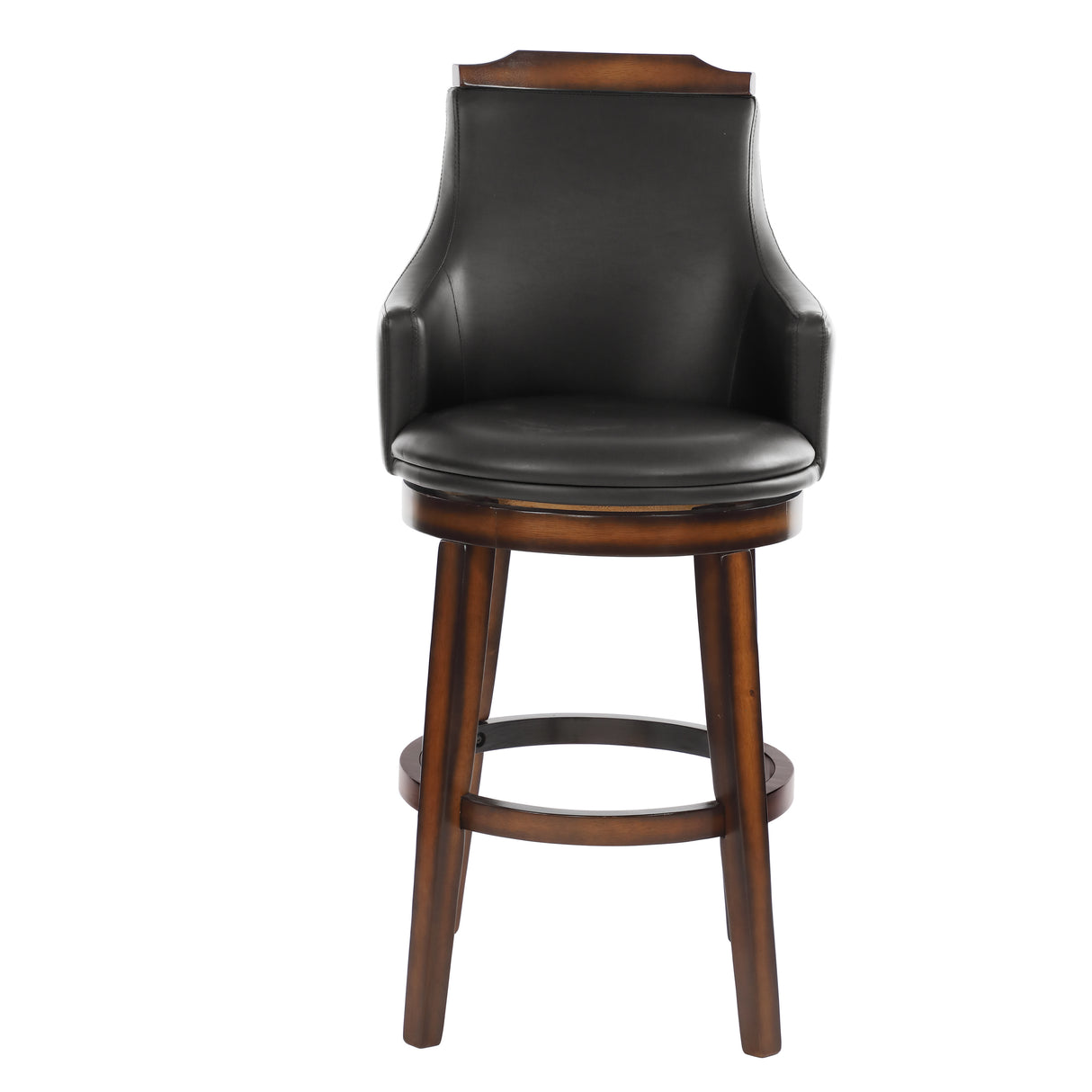 Bayshore Brown Swivel Pub Height Chair