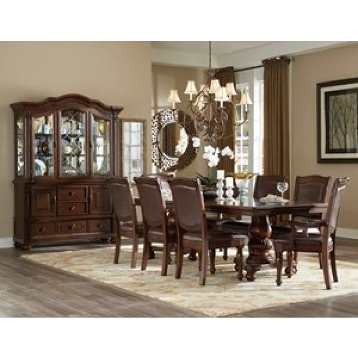 Lordsburg Brown Cherry Dining Table