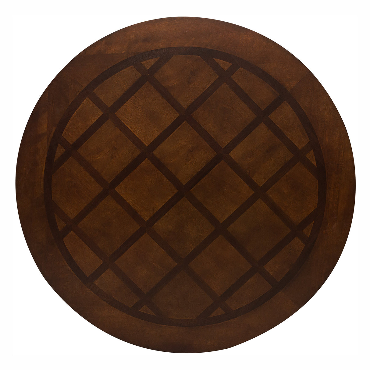 Lordsburg Brown Cherry Round Dining Table