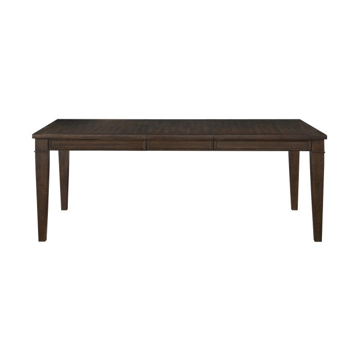 Makah Dark Brown Extendable Dining Table