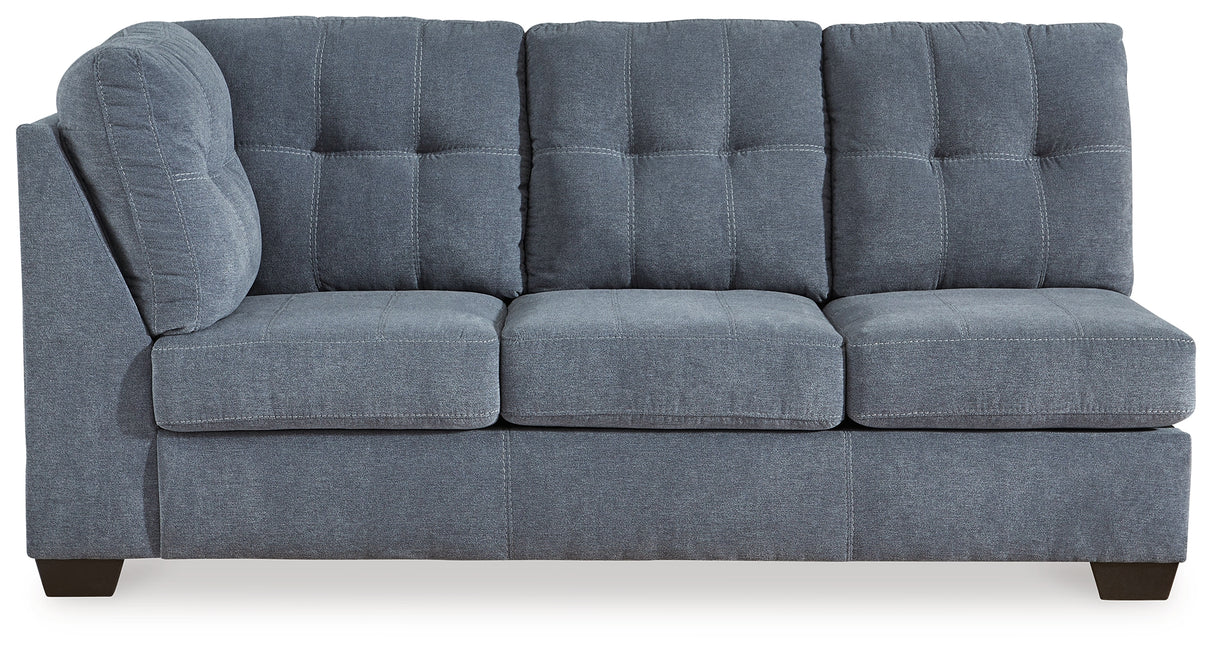 Marleton Denim Left-Arm Facing Sofa