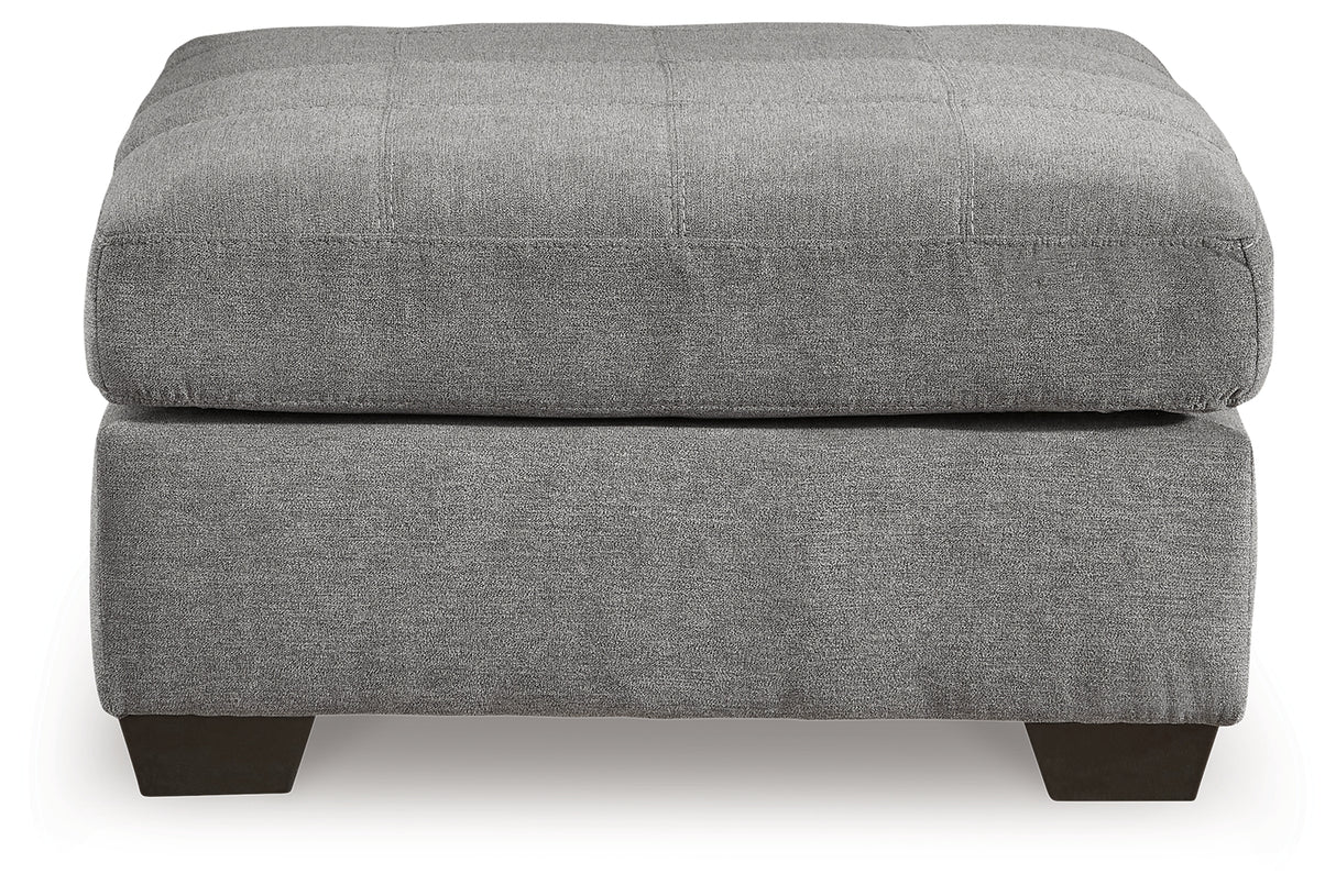 Marleton Gray Oversized Accent Ottoman