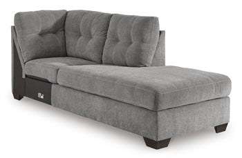 Marleton Gray Right-Arm Facing Corner Chaise