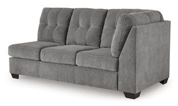 Marleton Gray Right-Arm Facing Sofa