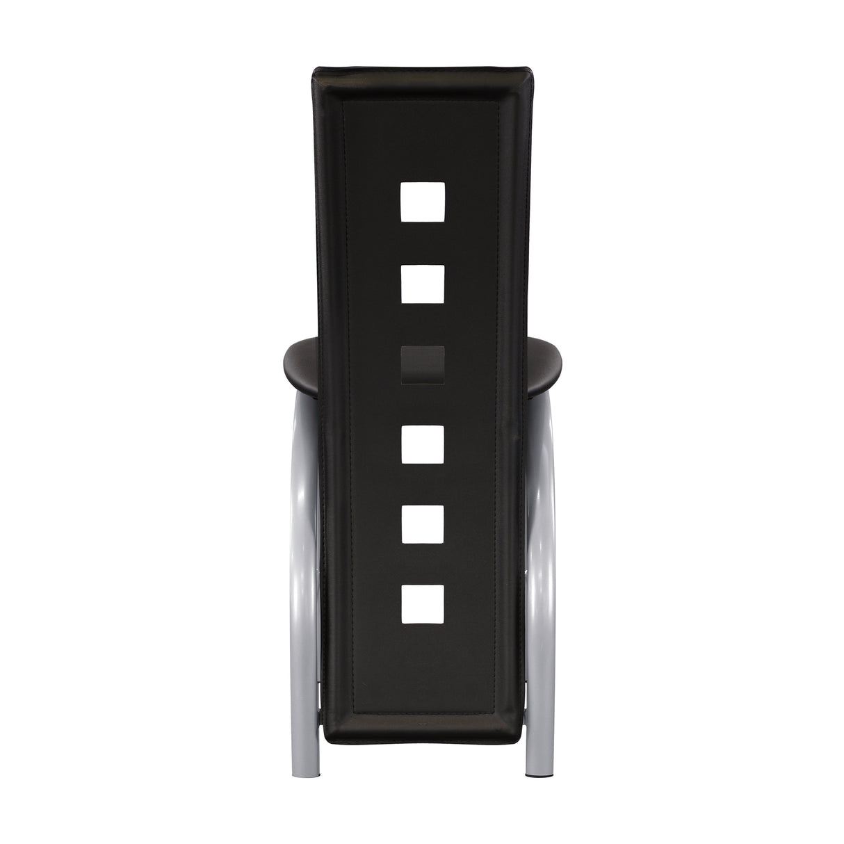 Sona Black/Silver Counter Chair