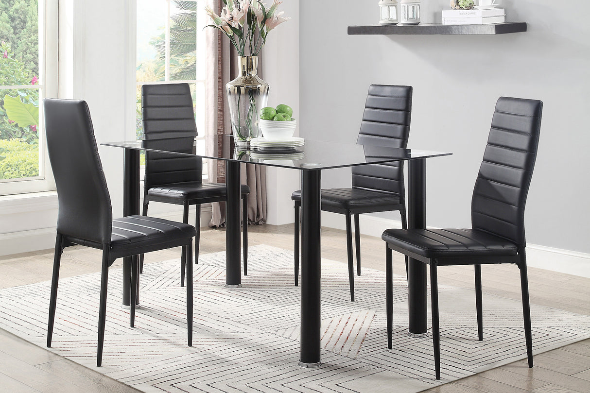 Florian Black Side Chair