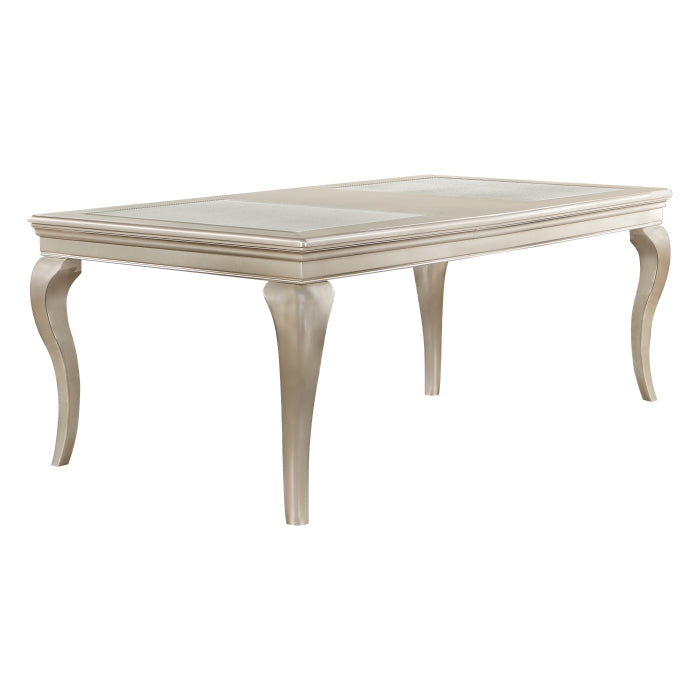 Crawford Silver Extendable Dining Table