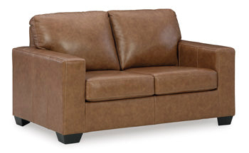 Bolsena Caramel Loveseat