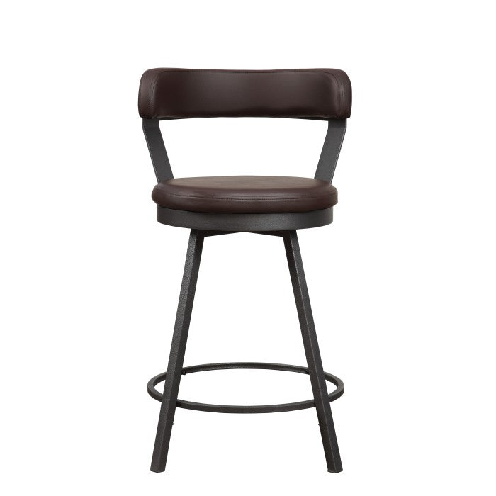 Appert Brown/Dark Gray Swivel Counter Chair