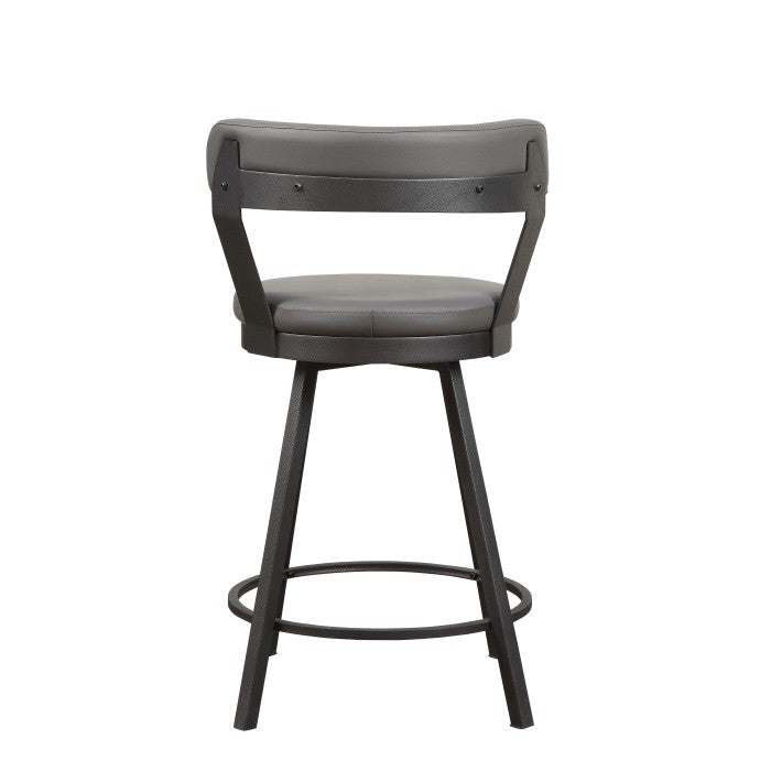 Appert Gray/Dark Gray Swivel Counter Chair