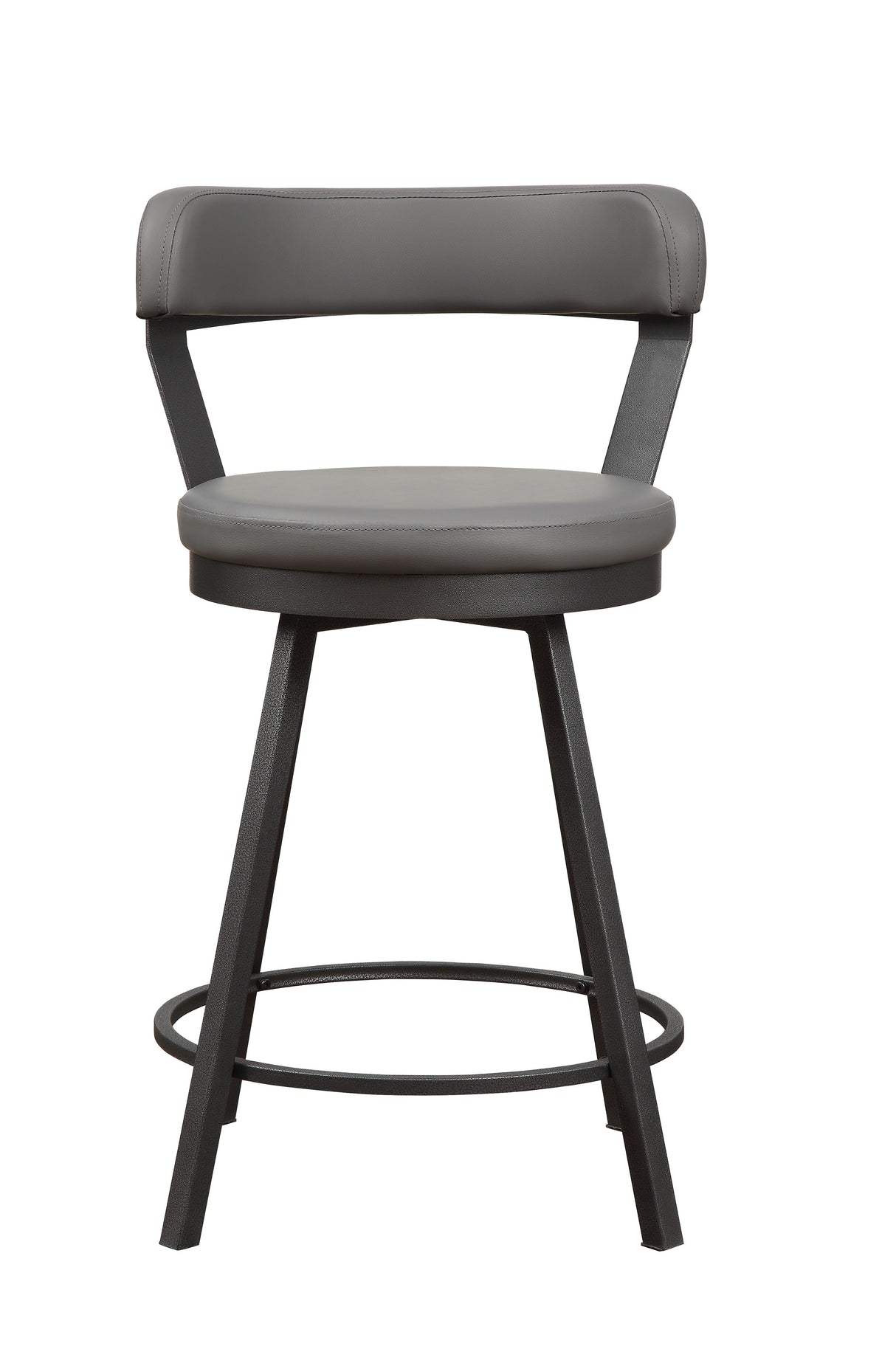 Appert Gray/Dark Gray Swivel Counter Chair
