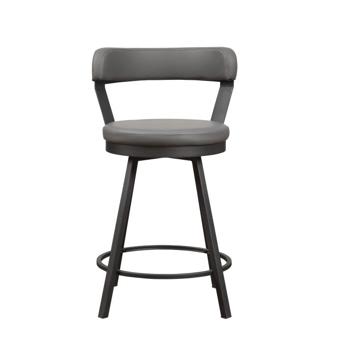 Appert Gray/Dark Gray Swivel Counter Chair