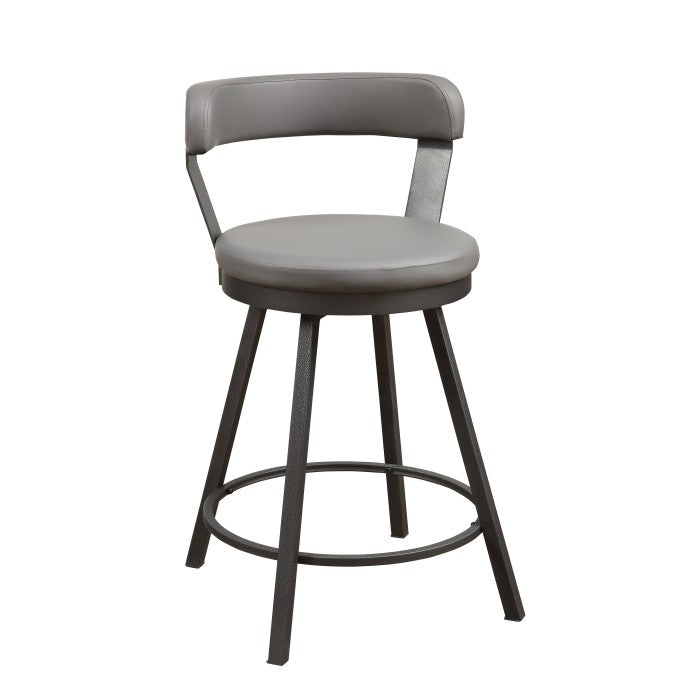 Appert Gray/Dark Gray Swivel Counter Chair