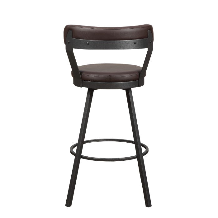 Appert Brown/Dark Gray Swivel Pub Height Chair