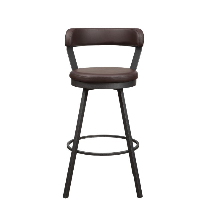 Appert Brown/Dark Gray Swivel Pub Height Chair