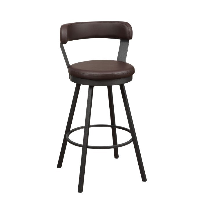 Appert Brown/Dark Gray Swivel Pub Height Chair