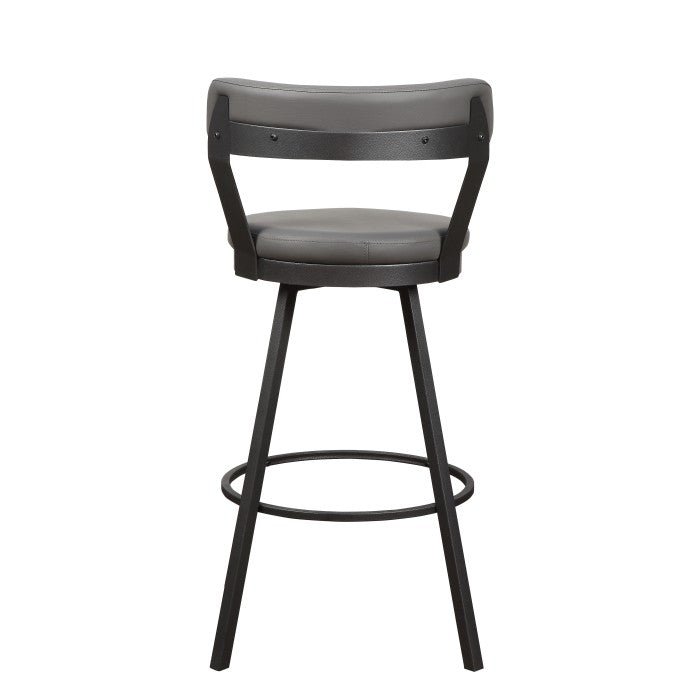 Appert Gray/Dark Gray Swivel Pub Height Chair