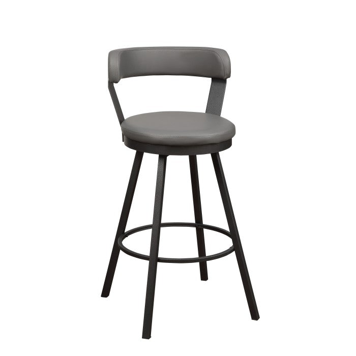 Appert Gray/Dark Gray Swivel Pub Height Chair