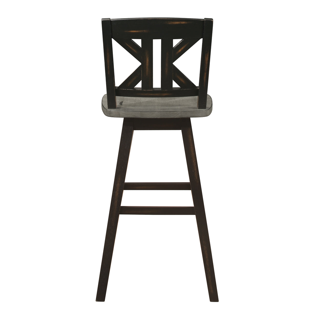 Amsonia Black Swivel Pub Counter Height Chairs