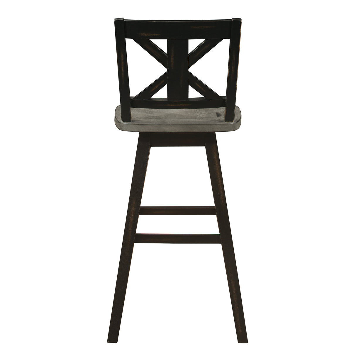 Amsonia Black Swivel Pub Counter Height Chairs