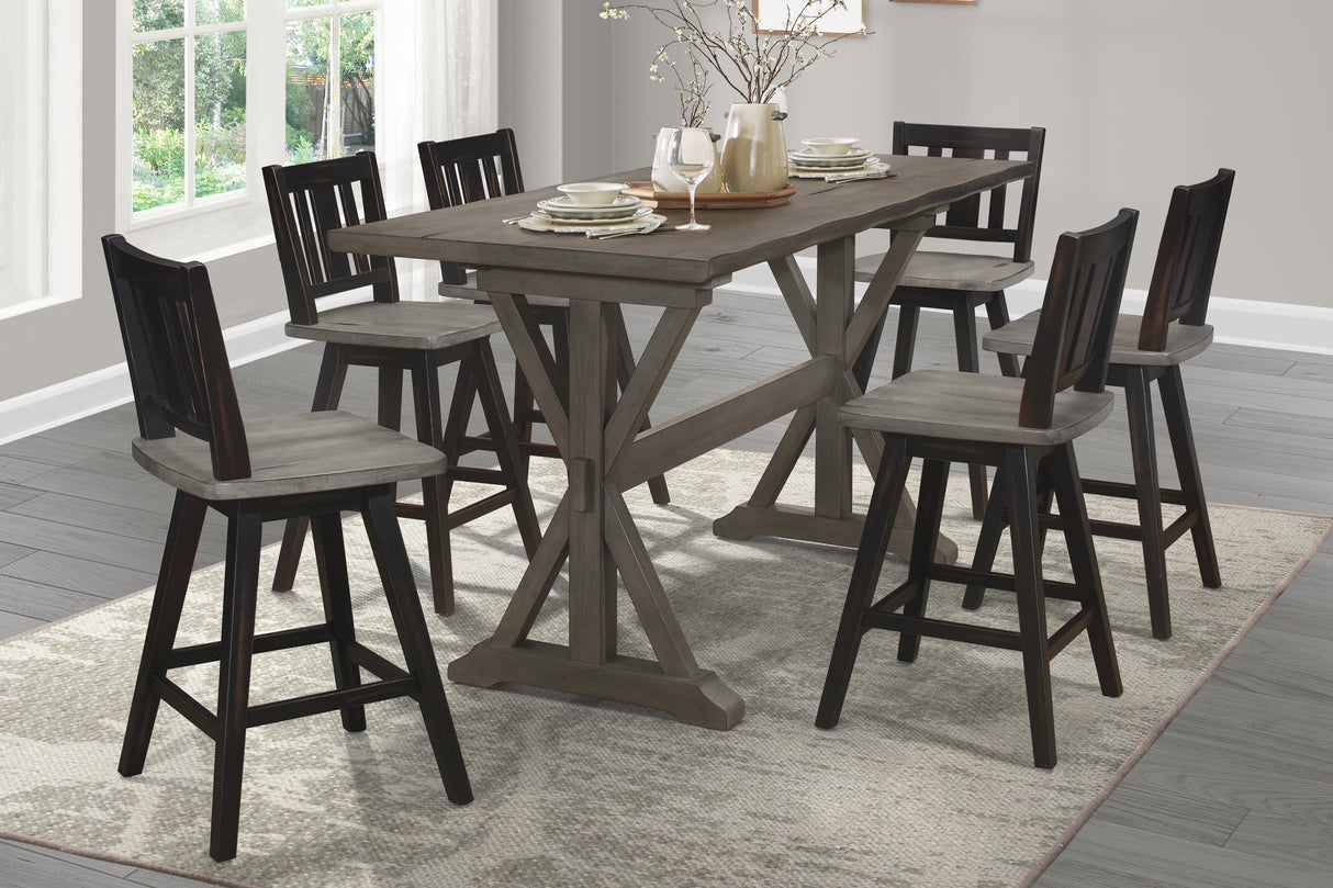 Amsonia Gray Counter Height Table
