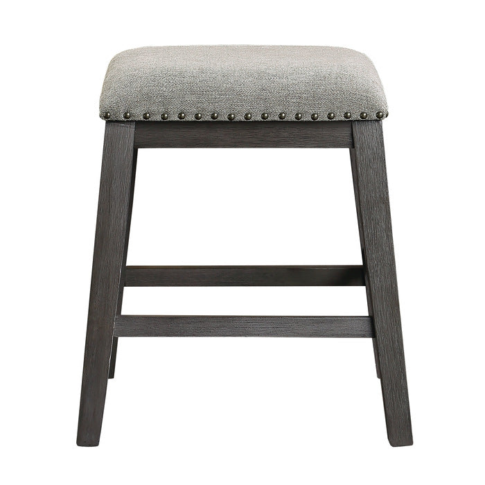 Timbre Wire-Brushed Gray Counter Height Stool