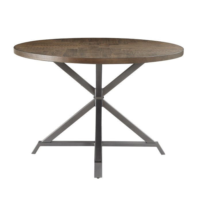 Fideo Brown Round Dining Table