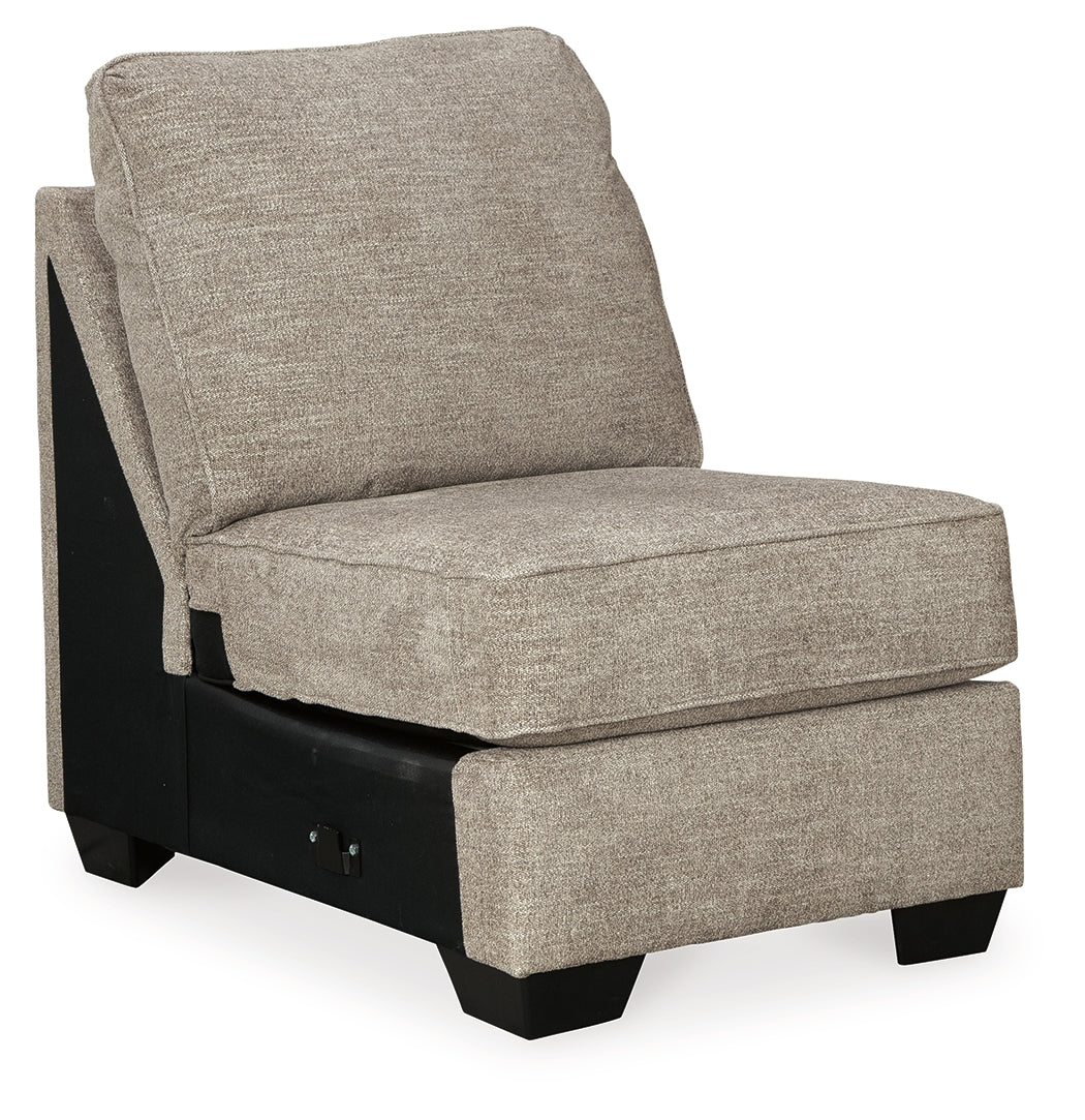 Bovarian Stone Armless Chair