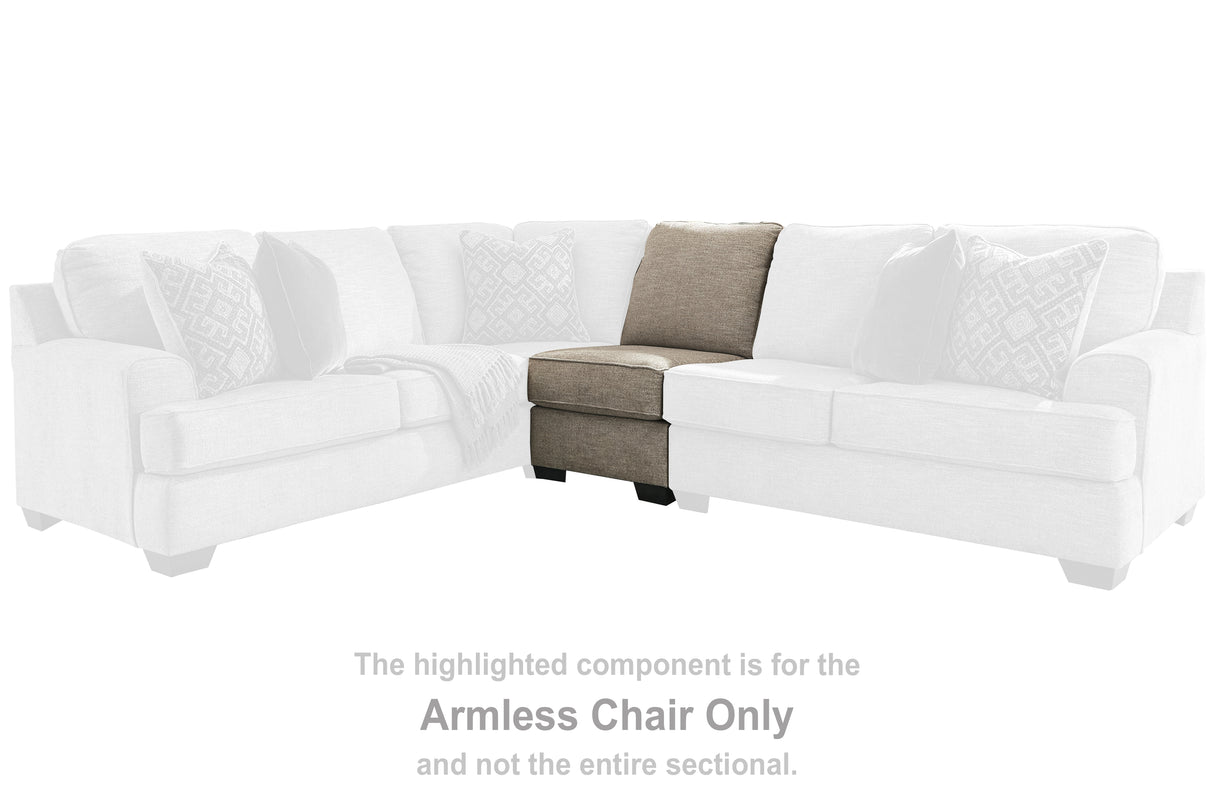 Bovarian Stone Armless Chair