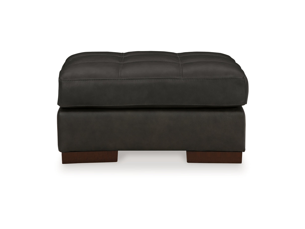 Luigi Thunder Oversized Chair And Ottoman