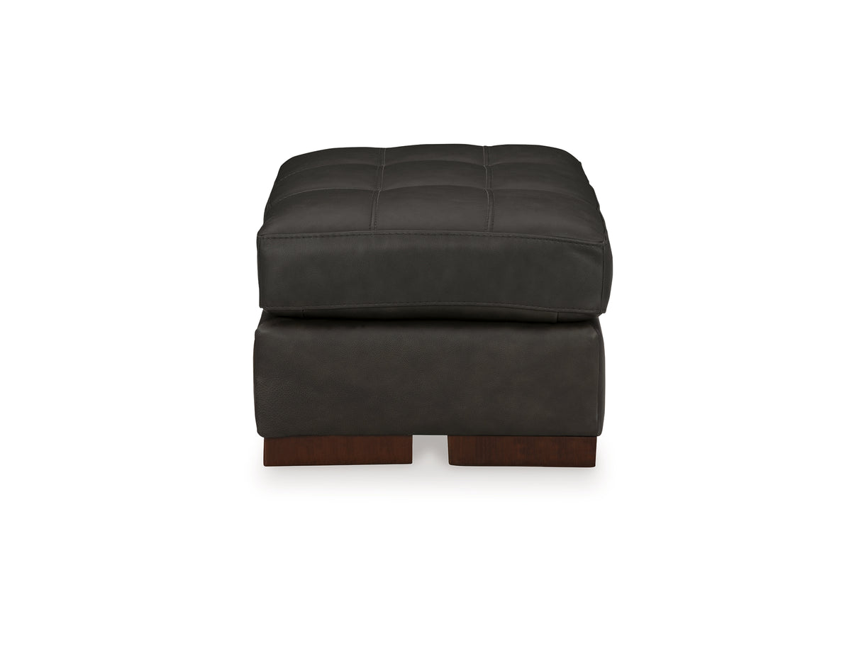 Luigi Thunder Oversized Chair And Ottoman