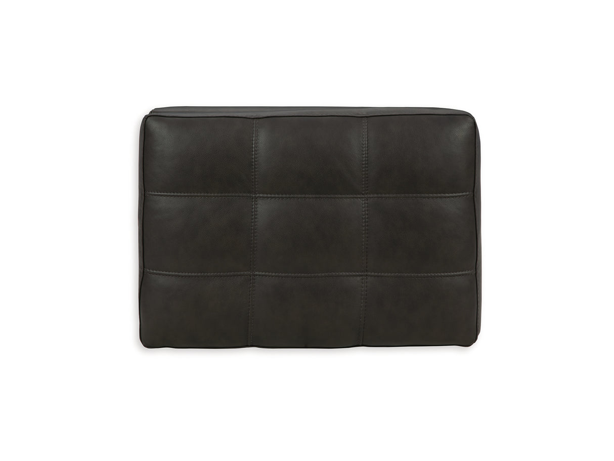 Luigi Thunder Oversized Chair And Ottoman