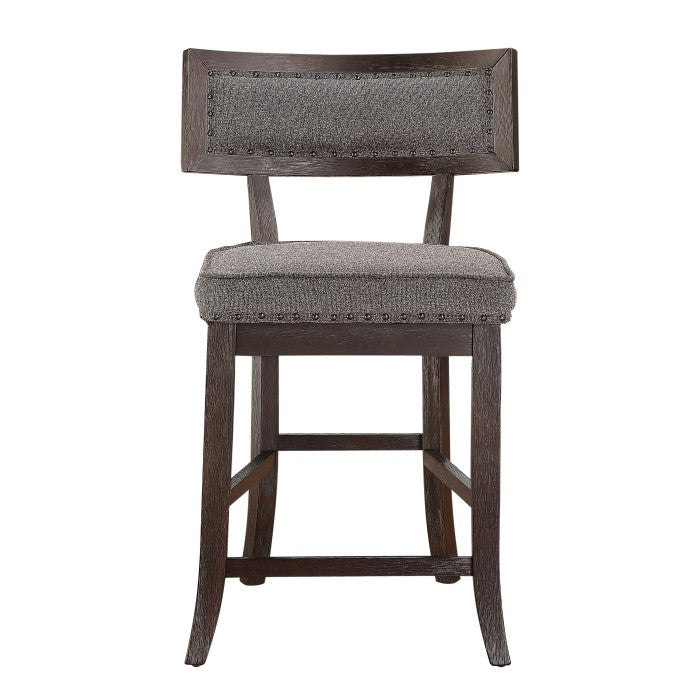 Oxton Dark Cherry/Fabric Counter Chair