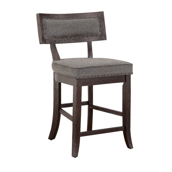 Oxton Dark Cherry/Fabric Counter Chair