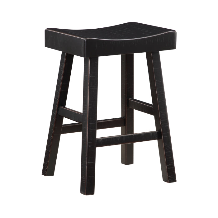 Caspian Black Counter Height Stool