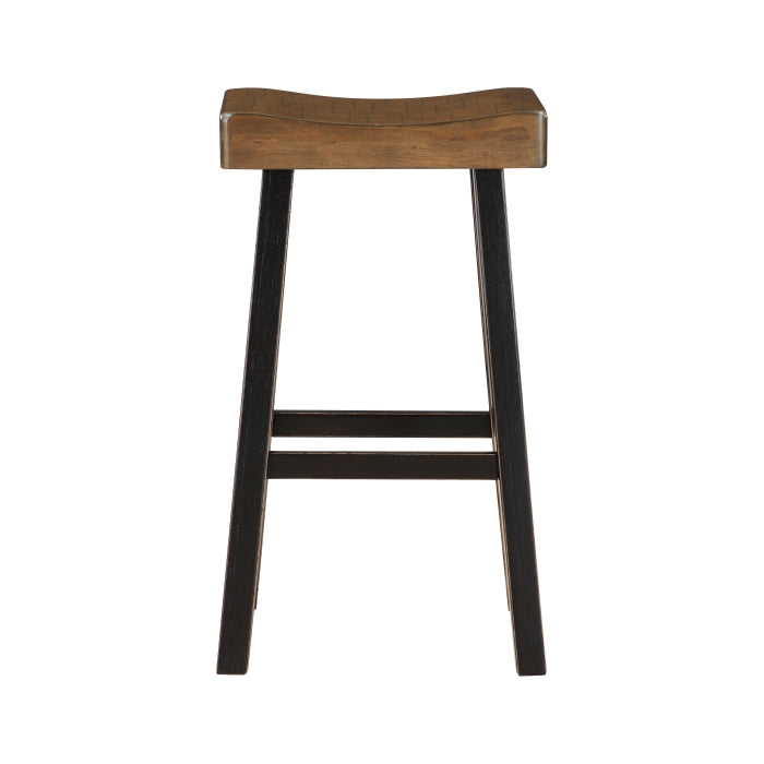 Caspian Black And Brown Pub Height Stool