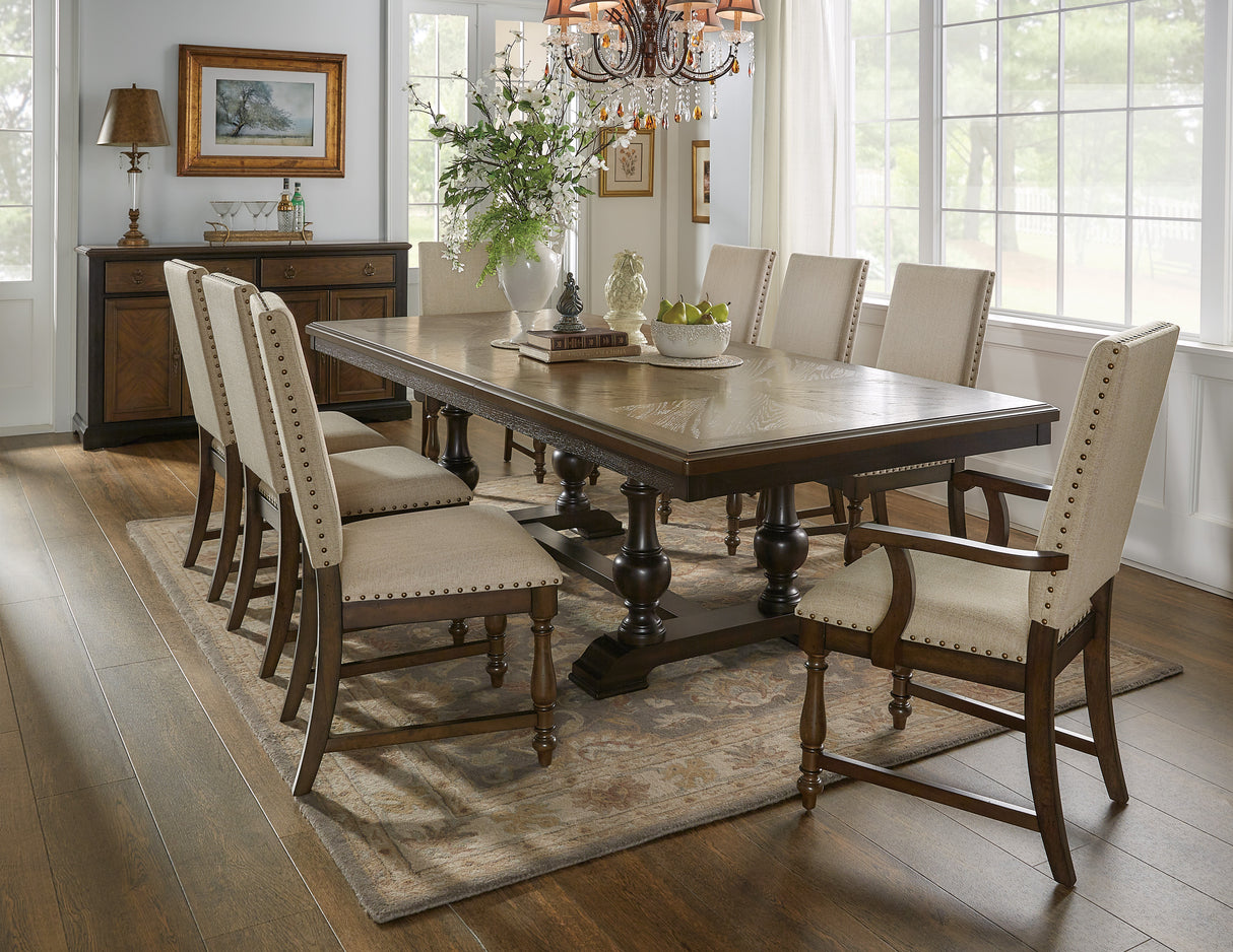 Stonington Brown And Charcoal Dining Table