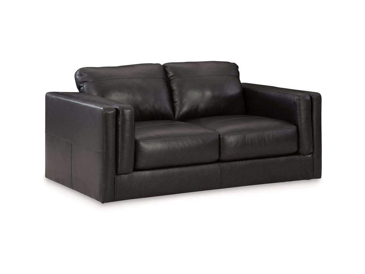 Amiata Onyx Sofa, Loveseat, Oversized Chair And Ottoman